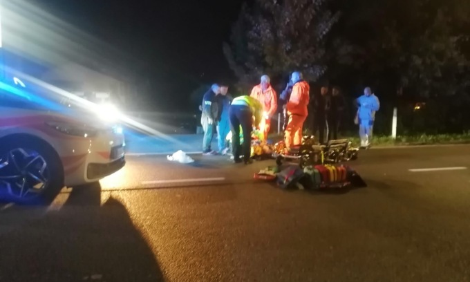 18enne investito a Robbiate: trasportato in codice rosso al Papa Giovanni