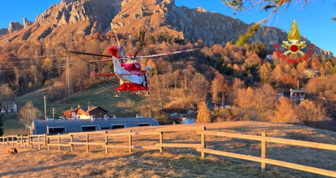 Grigna meridionale, soccorso un ragazzo in difficoltà sul versante ovest