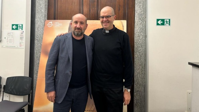 Albanese al Cinema Nuovo Aquilone per presentare il film “Cento domeniche”, girato nel Lecchese