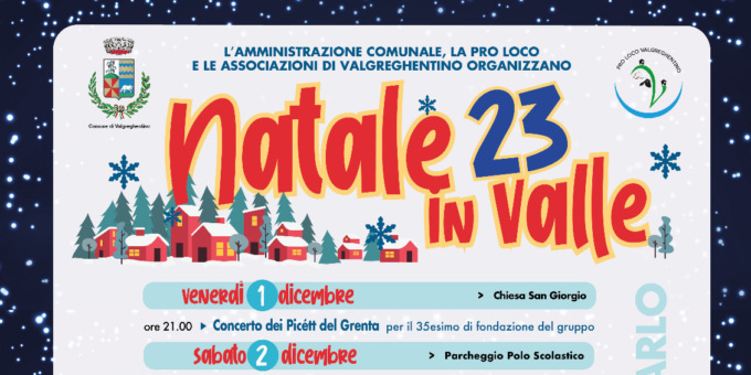 Valgreghentino, torna “Natale in valle”