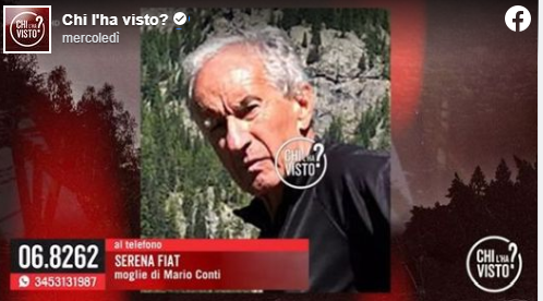 Ricerche sospese per il Ragno Mario Conti, ma gli amici non si arrendono