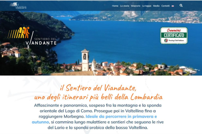 Tutti pazzi per il Sentiero del Viandante: online il nuovo sito