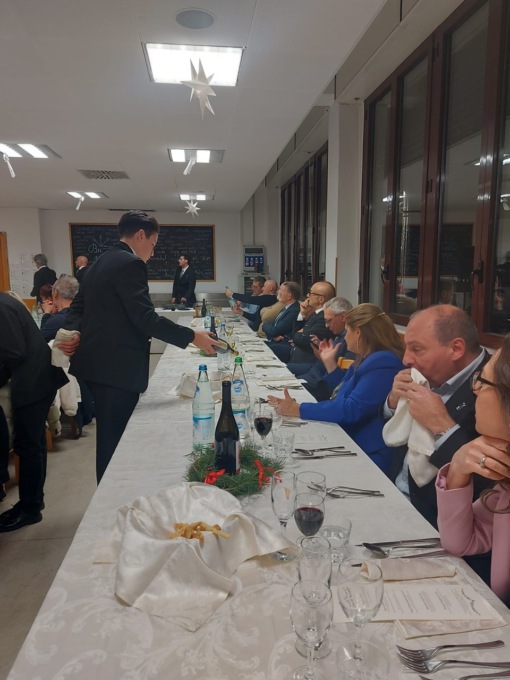 Una Cena di Natale al CFPA di Casargo bella e gustosa