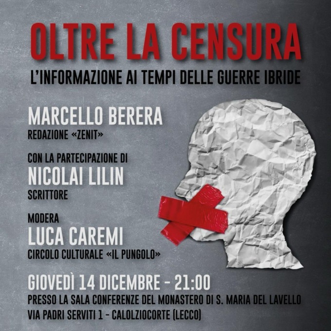 Al Lavello un incontro per andare “Oltre la censura”