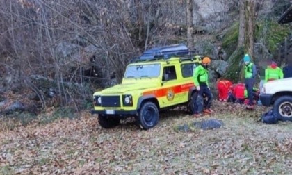 Ragazzino soccorso per una brutta caduta