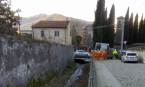 Lecco: ripulito il torrente Cif a Maggianico