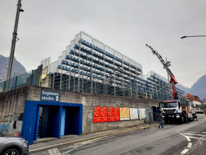 Calcio Lecco:  dalla Roma arriva Louakima e dall’Inter Salcedo. Intanto proseguono i lavori al Rigamonti Ceppi