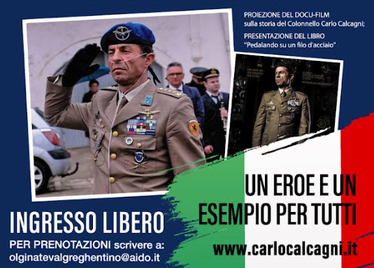 Il colonnello Carlo Calcagni porta la sua preziosa testimonianza a Olginate