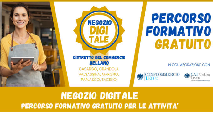 Negozio digitale: percorso formativo totalmente gratuito