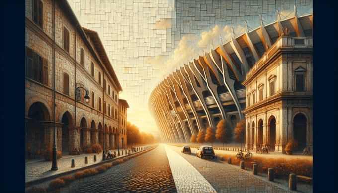 L’entusiasmo per gli sport si fonde con l’architettura delle città italiane