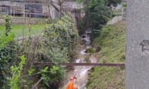 Lecco: Intervento di pulizia del torrente Culigo nel rione di Chiuso