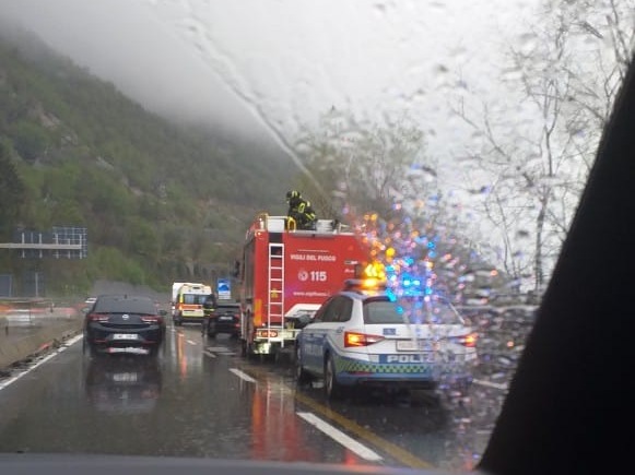 Incidente sulla Statale 36: lunghe code - Prima Lecco