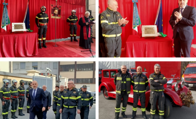 Inaugurata la targa in memoria di Diego Busdon: “Verrà affissa nella nuova caserma dei Vigili del Fuoco”
