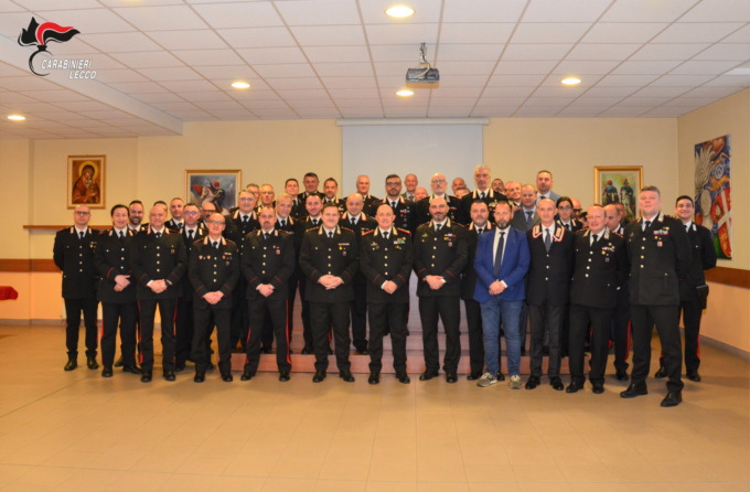 Il generale Micale in visita al Comando provinciale di Lecco in vista del congedo