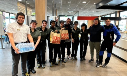 McDonald’s Garlate dona 30 pasti caldi a settimana con Banco Alimentare