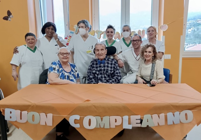 101 candeline per Giuseppe Rota, una vita tra famiglia, lavoro e montagna