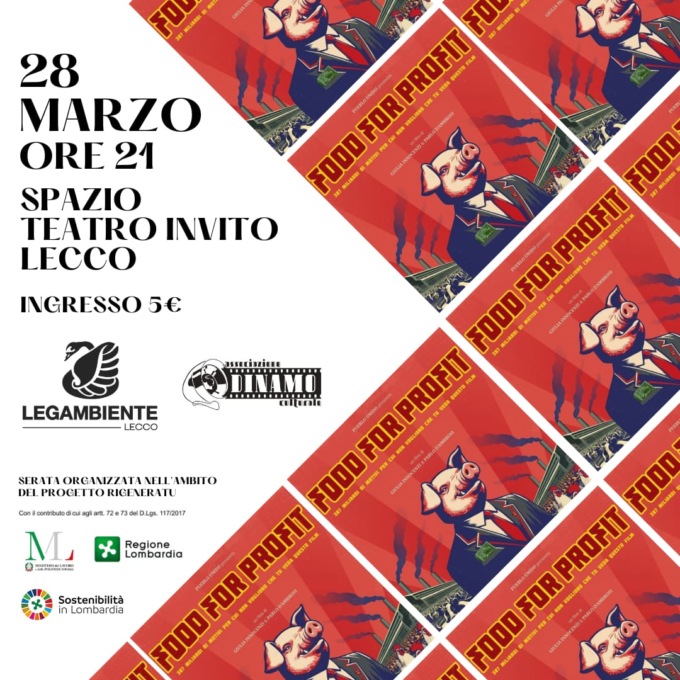 “Food for Profit”: il documentario a Lecco
