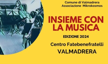 "Insieme con la musica": sabato 23 e domenica 24 due appuntamenti a Valmadrera