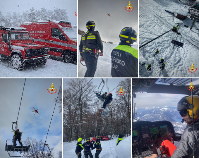 Emergenze e valanghe: Vigili del fuoco di Lecco in campo