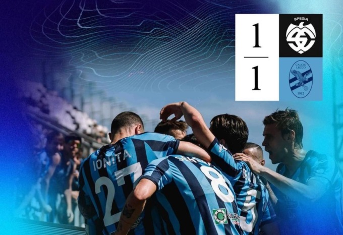 Lecco, finalmente un po’ di orgoglio: pari a La Spezia in 10 contro 11