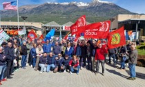 Vertenza Riello, la FIOM CGIL Lecco al presidio di Morbegno in solidarietà coi lavoratori