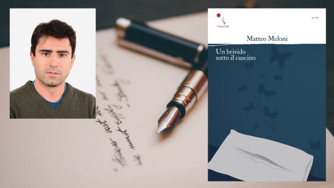 Il poeta Matteo Meloni in biblioteca a Olginate