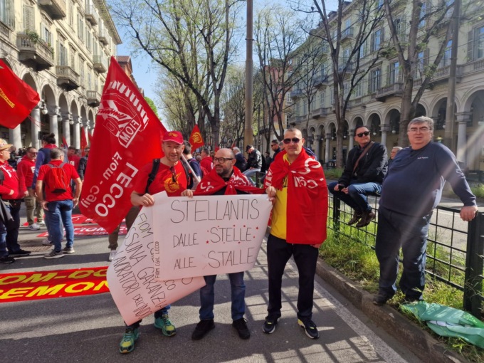La FIOM CGIL Lecco a Torino per il rilancio dell’automotive