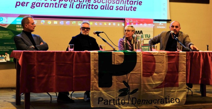 “Quale sanità e servizi sociali per il nostro territorio?”: ieri sera la conferenza promossa dal Pd