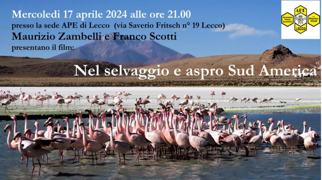 Ape, domani sera il film “Nel selvaggio e aspro Sud America” con Zambelli e Scotti