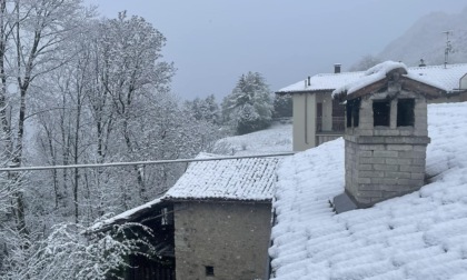 Neve ad aprile sui monti Lecchesi: le cime son di nuovo bianche