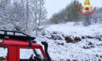 Disperso sul Cornizzolo: 22enne, sorpreso dalla neve,  salvato da Vigili del Fuoco e Soccorso alpino