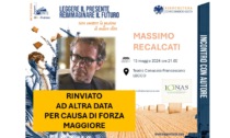 Rinviato l'incontro con Massimo Recalcati