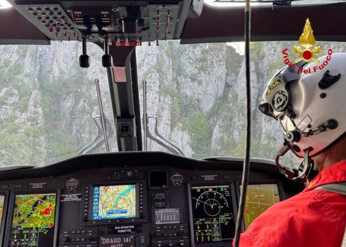 Intervento dei Vigili del fuoco sul monte Coltignone: elisoccorse due persone a quota 1200 metri