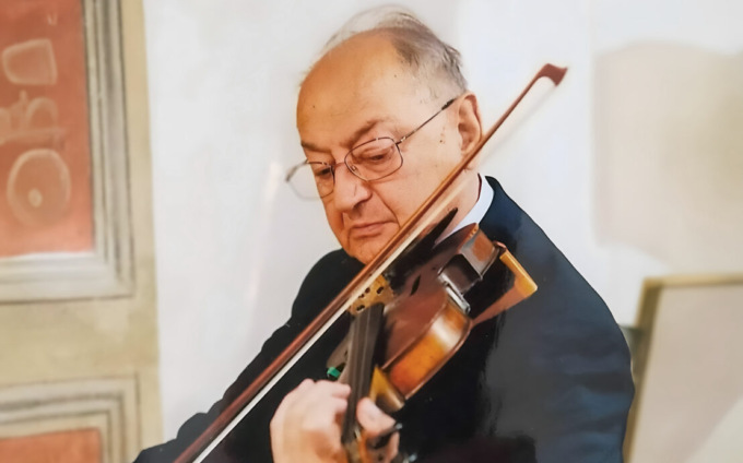 Lutto a Lecco per il maestro Giuseppe Mazzoleni, musicista, compositore, poeta e pittore