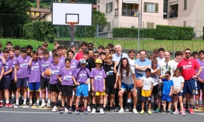 Valmadrera, inaugurato il nuovo campetto con il torneo "Mamba Legacy Youth 3vs3"