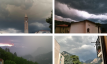 Forte temporale su Lecco e provincia FOTO E VIDEO