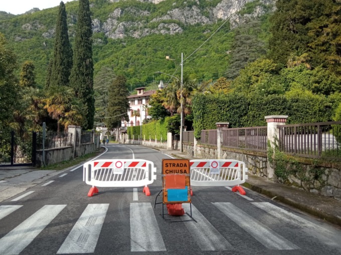 Frana a Varenna: Sp 72 e  ferrovia chiuse almeno fino a domenica. Domani nuovi sopralluoghi