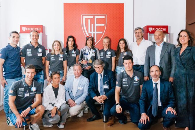 Orgoglio azzurro: la nazionale femminile di Biathlon in visita alla Fiocchi Munizioni