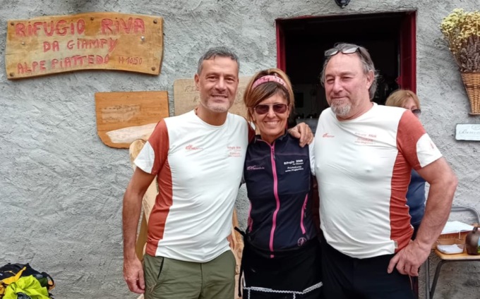 Vip in alta quota: Franz (di Ale e Franz) al rifugio Riva