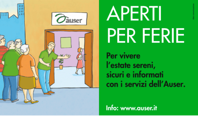 Auser provinciale di Lecco resta “aperto per ferie”