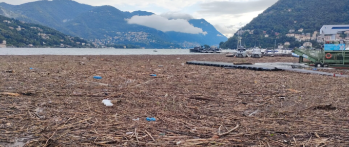 Detriti nel Lago: sospesa la navigazione rapida