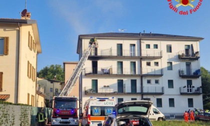 Oggiono: incendio in un appartamento