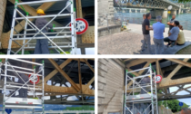 Ponte di Olginate: lavori in corso per il restauro