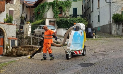 A Lecco pulizia straordinarie con l'aspiratore Glutton