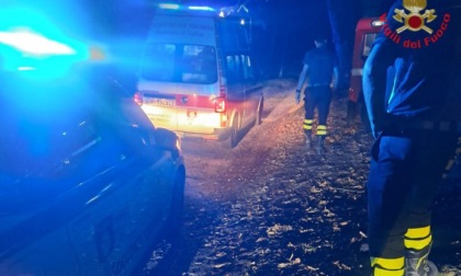 Cade in baita nella notte: soccorso dai Vigili del fuoco