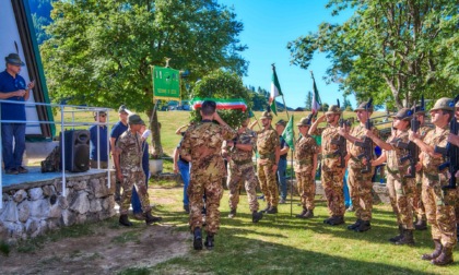 Gli Alpini del Morbegno ai Pian delle Betulle per il periodo di addestramento estivo