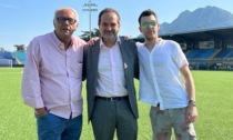 Il presidente della Lega Pro Marani in visita alla Calcio Lecco