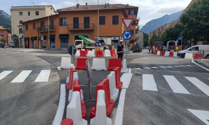 Lecco, rotonde e nuova viabilità in centro, partita la "rivoluzione"