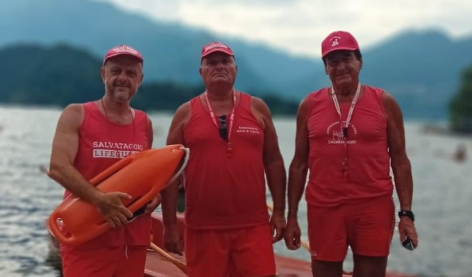 Angeli del lago: gli Amici di Claudio salvano un 44enne a Colico
