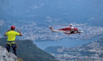 Bloccato in un canalone sul Cornizzolo, intervento dei Vigili del fuoco - IL VIDEO